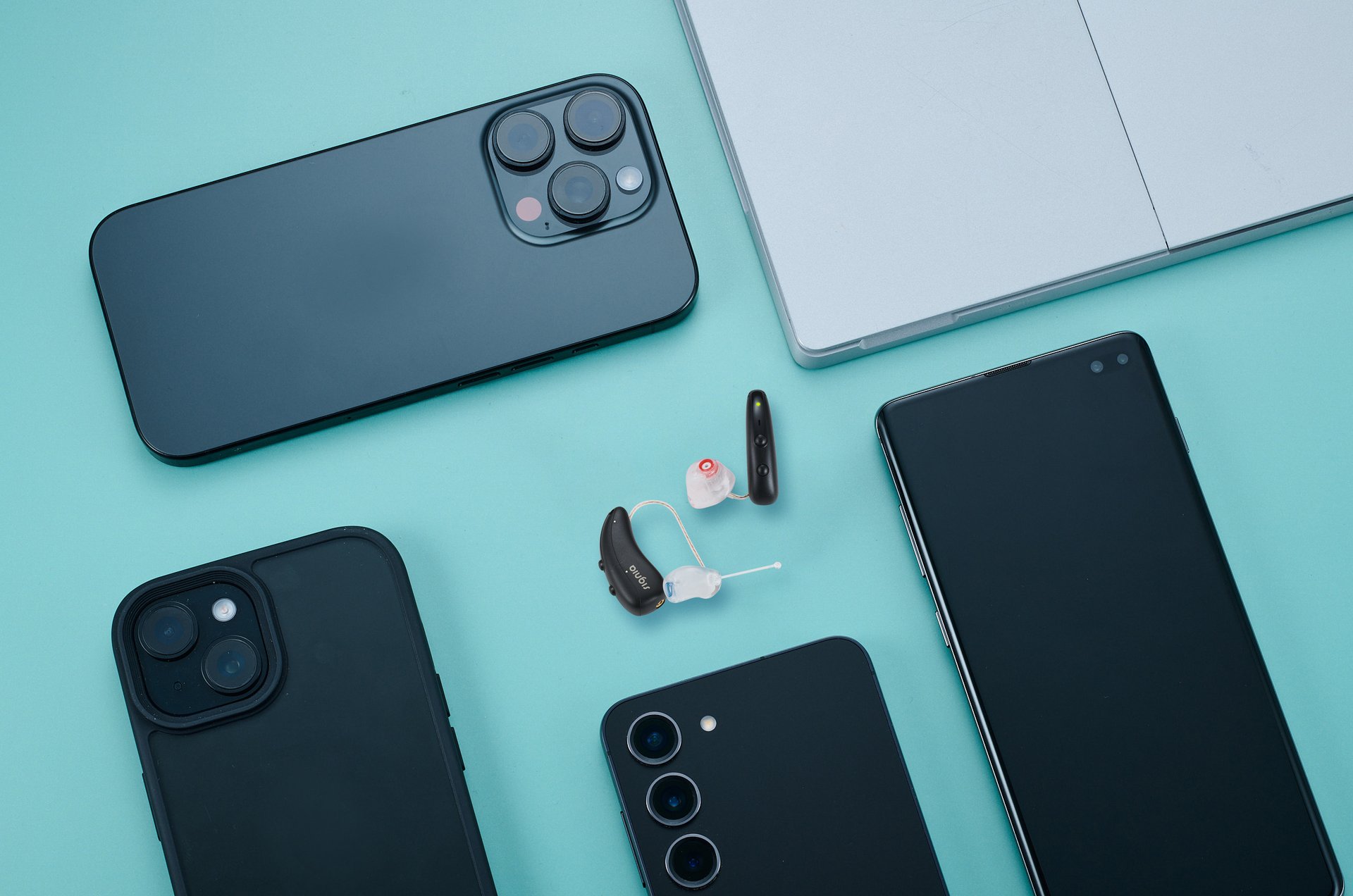Bluetooth-fähige Hörgeräte mit Smartphones